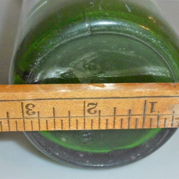 11.5" Vintage 7up Bottle Fresh Up With Seven Up Green Bottle Vintage Soda Bottle - Picture 7 of 7